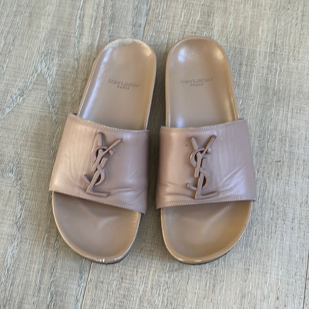 YSL authentic womens slides